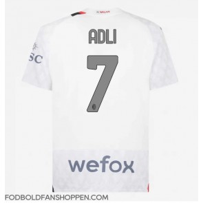 AC Milan Yacine Adli #7 Udebanetrøje 2023-24 Kortærmet